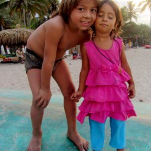 Kids on the beach